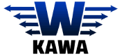 KAWA Spare Parts logo with black text